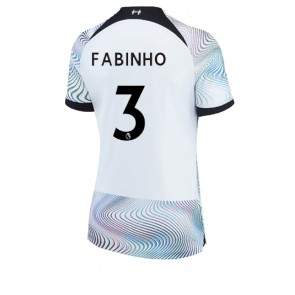 Liverpool Fabinho #3 kläder Kvinnor 2022-23 Bortatröja Kortärmad